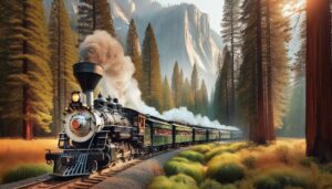 Yosemite Train Tour: Vintage Steam Railway Adventure Through Sierra Nevada Wilderness